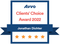 Avvo Client's Choice 2022 - Johnathan Dichter